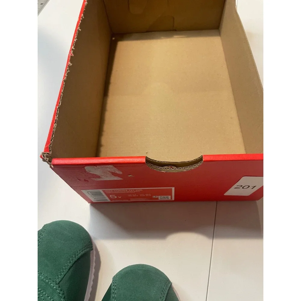 Nike Cortez TXT GS Gorge Green Wild Cherry Kids Sneakers IH7654-300 Size 5Y
